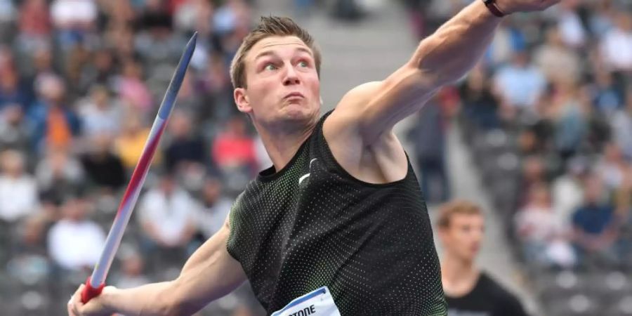 Auch Speerwurf-Ass Thomas Röhler wird beim ISTAF in Berlin starten. Foto: Soeren Stache