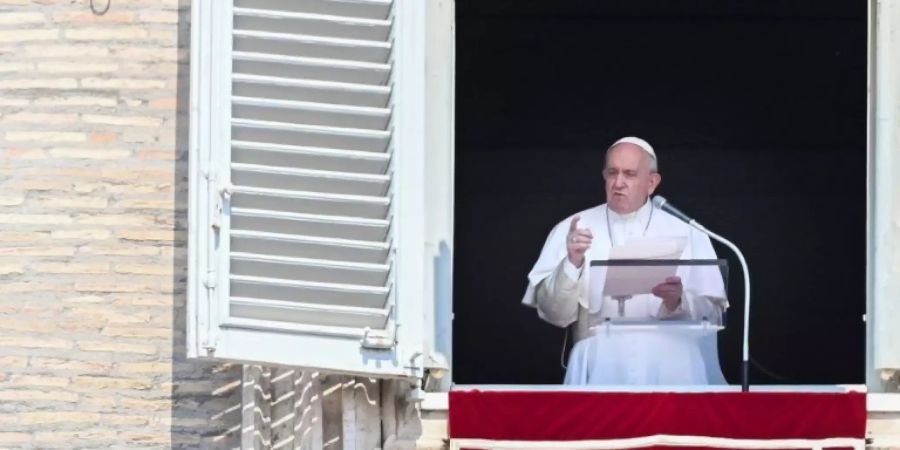 Papst Franziskus am Sonntag in Rom