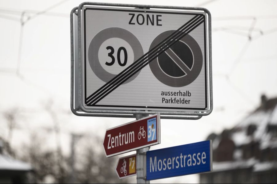 Tempo 30 Tempolimit Geschwindigkeitsbegrenzung