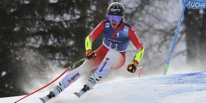 Lara Gut-Behrami im Super-G in Zauchensee. Lara Gut-Behrami Super-G Zauchensee