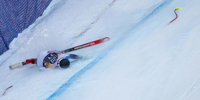 Aleksander Kilde stürzte in Wengen schwer. Aleksander Kilde