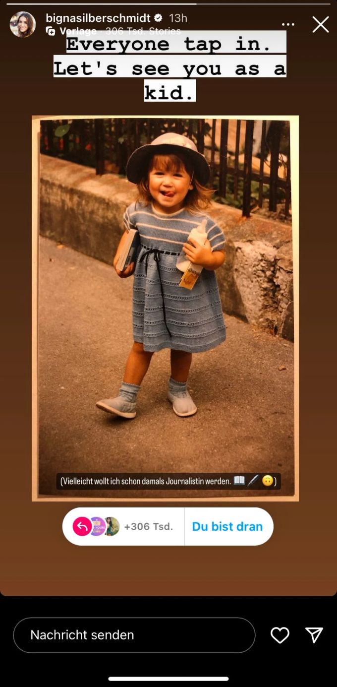 Bigna Silberschmidt teilt ein süsses Kinderbild auf Instagram. bigna silberschmidt