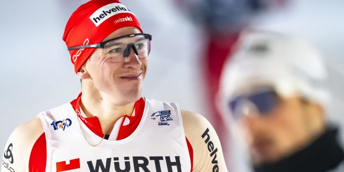 Valerio Grond scheitert beim Sprint an der Tour de Ski in Davos vorzeitig aus. Tour de Ski