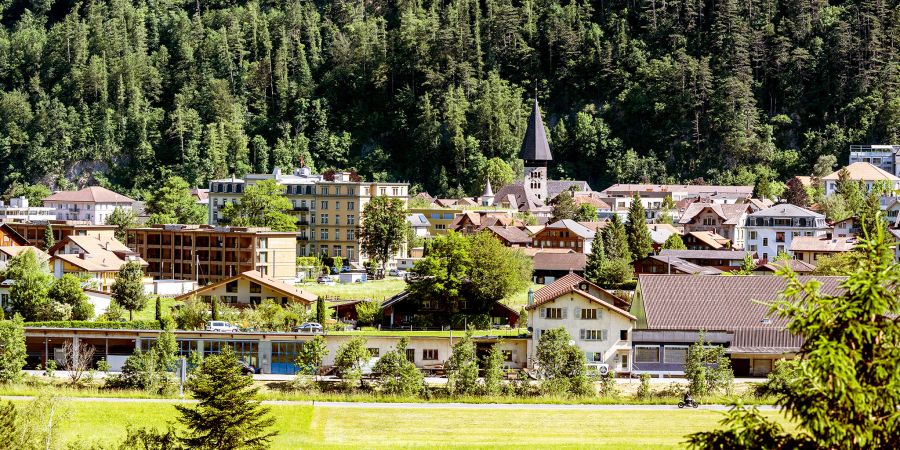 Blick auf Meiringen.