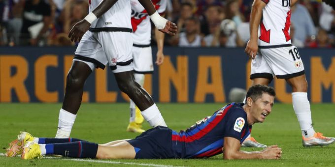 Bei Barça-Remis - Lewandowski erstmals seit 2014 ohne Start-Tor