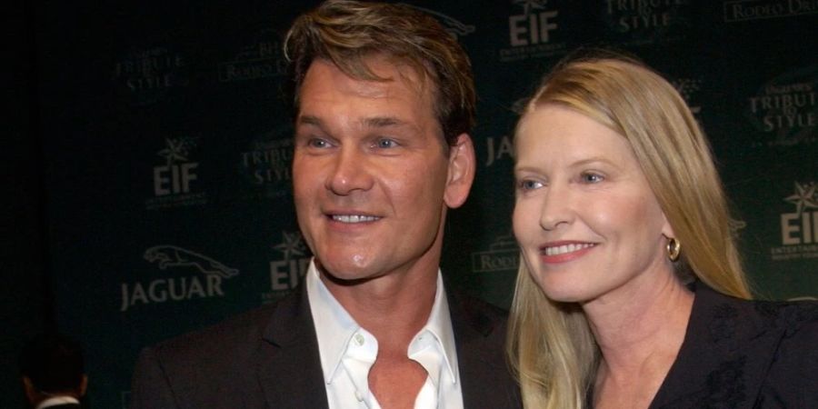 Patrick Swayze und Ehefrau Lisa Niemi im Jahr 2002 in Los Angeles.