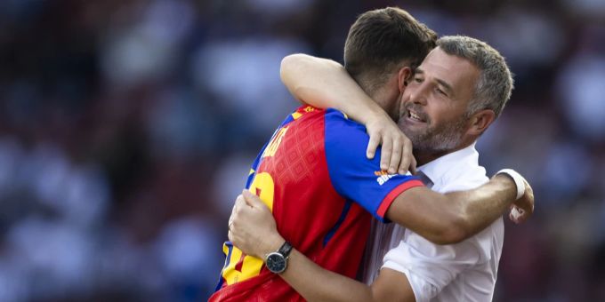 Für Darian Males (l.) und Alex Frei (r.) geht es wieder bergauf. Erni Maissen findet: Das liegt auch an der Aufstellung. FC Basel Males Frei