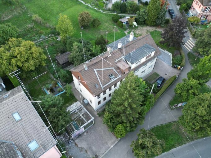Das Haus aus der Luft. Haus