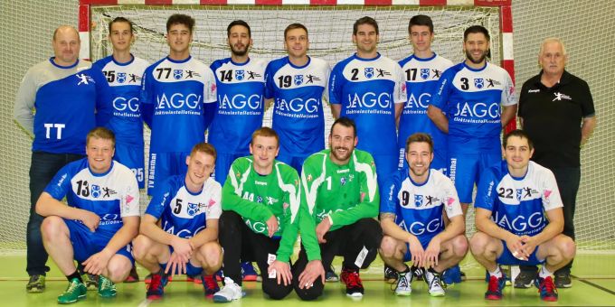 Die 3.-Liga-Herrenmannschaft im Handball. TV Balsthal TVB