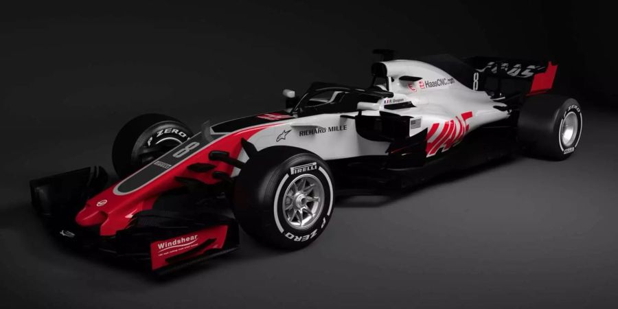 Der neue Bolide von Haas.