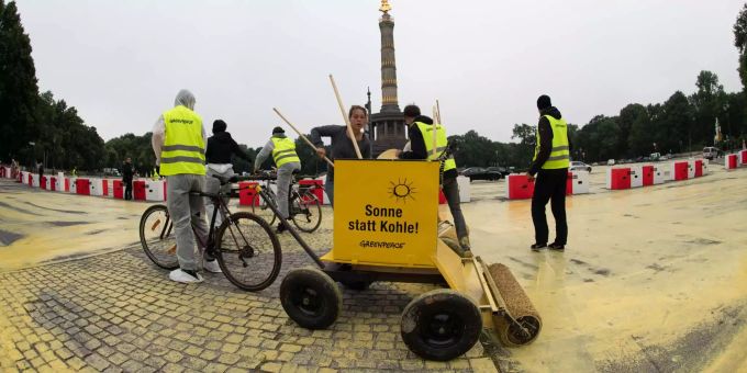 «Sonne statt Kohle» lautet das Motto. «Sonne statt Kohle» lautet das Motto.