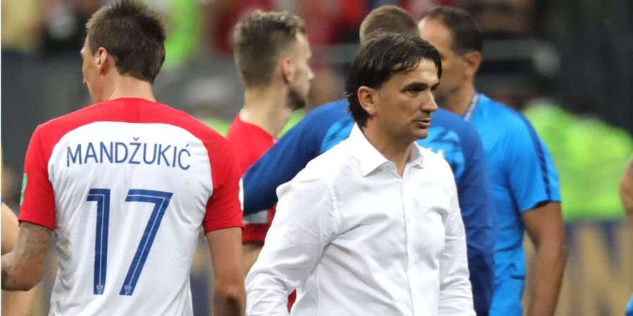 Zlatko Dalic nach der WM-Finalniederlage Kroatiens gegen Frankreich.