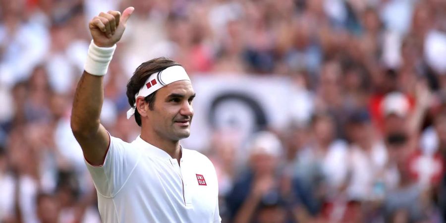 Federer hatte eine ausgezeichnete erste Woche in Wimbledon.