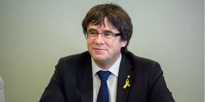 Separatistenführer Carles Puigdemont. carles puigdemont