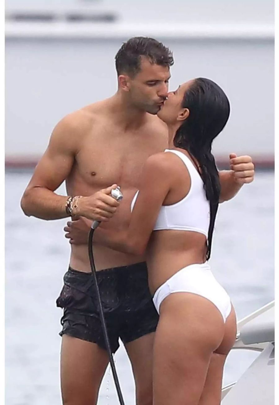 Seit drei Jahren ein Paar, aber noch verliebt wie am ersten Tag: Nicole Scherzinger und Grigor Dimitrov.