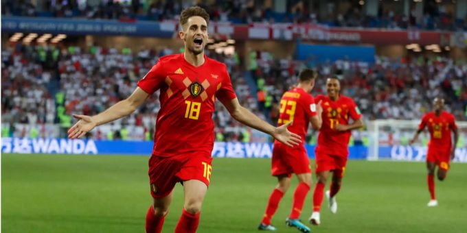 Jubel bei Adnan Januzaj: der Belgier schiesst die Roten Teufel gegen England zum Gruppensieg Jubel bei Adnan Januzaj: der Belgier schiesst die Roten Teufel gegen England zum Gruppensieg