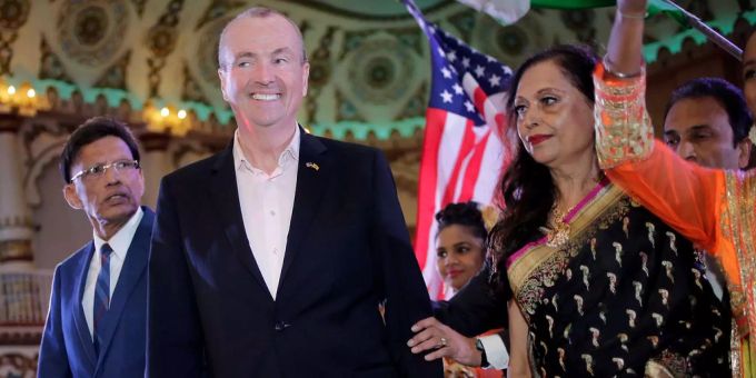 Phil Murphy gewinnt das Rennen in New Jersey. Phil Murphy gewinnt das Rennen in New Jersey.