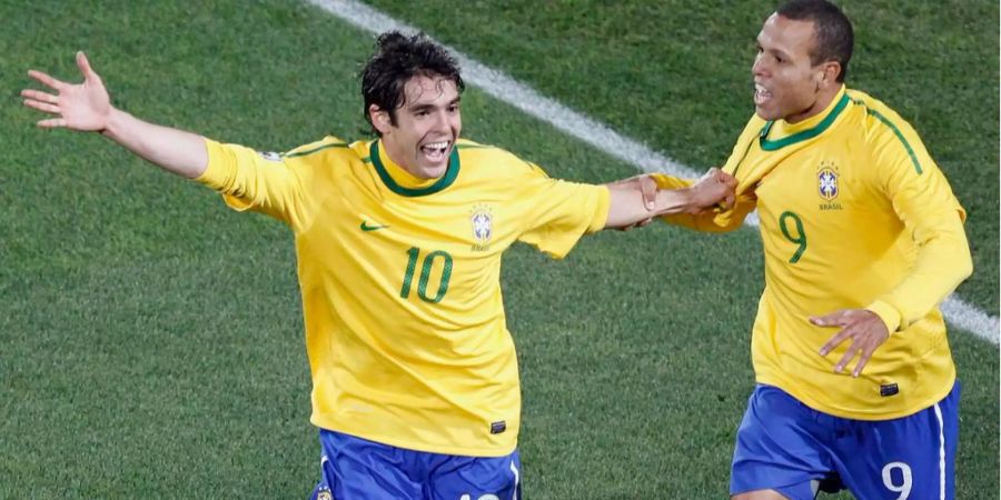 Kakà wurde mit Brasilien 2002 Weltmeister.