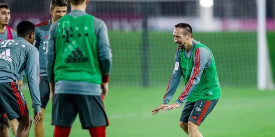 Franck Ribery trainiert mit dem FC Bayern München