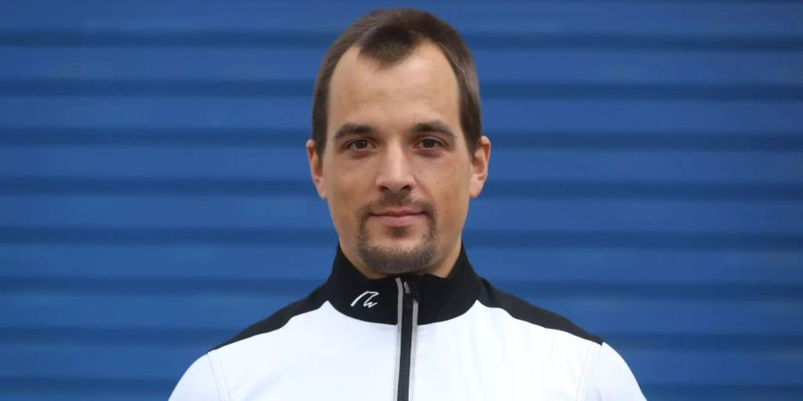 Der deutsche Olympia-Ruderer Maximilian Reinelt bei einem Pressetermin
