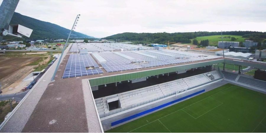 Auch die Tissot Arena in Biel wurde für seine Energieeffizienz ausgezeichnet.