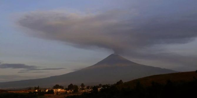 Der Vulkan Popocatépetl (hier im September 2018).