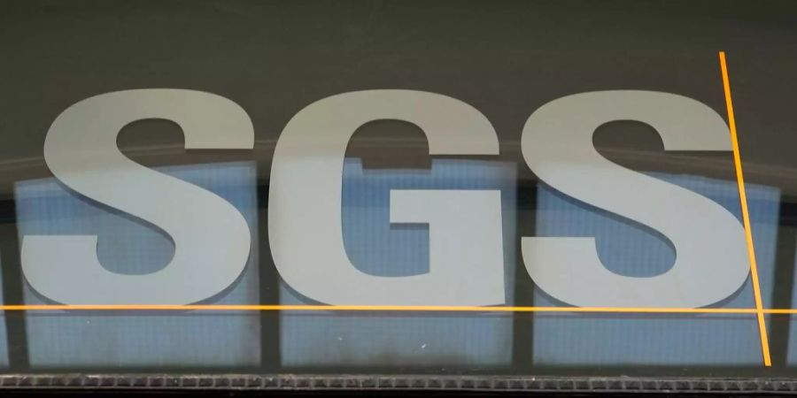 Das Logo des Unternehmens SGS.