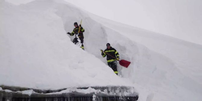 Einsatzkräfte in Österreich.