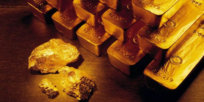 Gold der Newmont Minng Corporation. Gold der Newmont Minng Corporation.