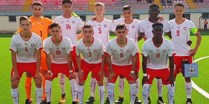 Die U17-Nati vor dem Spiel gegen Nordirland