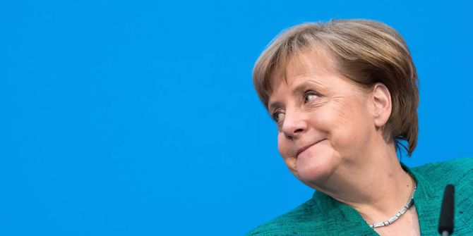 Angela Merkel, Bundeskanzlerin und Vorsitzende der Christlich Demokratischen Union (CDU).