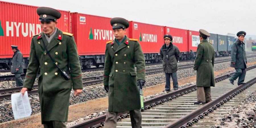 Korea Eisenbahn Wirtschaft Sanktionen