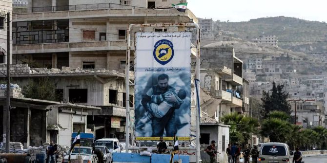 Ein Checkpoint in der syrischen Stadt Idlib.