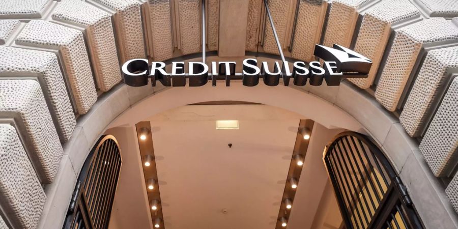 Das Logo der Credit Suisse am Hauptsitz in Zürich.