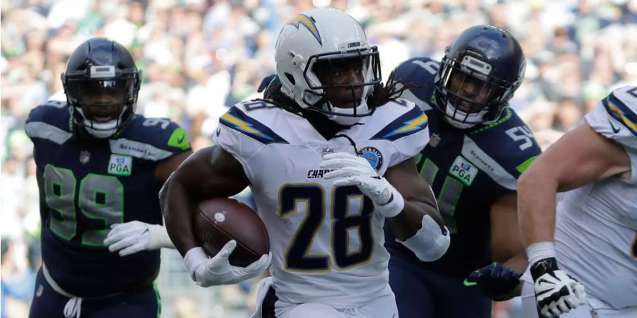 Melvin Gordon im Einsatz für die Los Angeles Chargers.