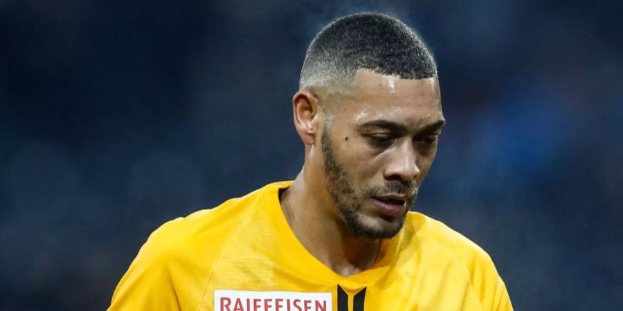 Guillaume Hoarau im Spiel gegen den FC Lugano.