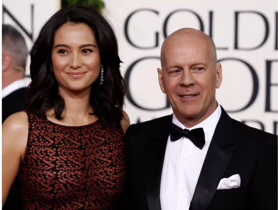 Bruce Willis und Model Emma Heming-Willis.