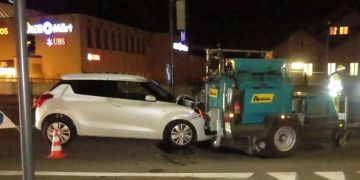 Führerausweisabnahme nach Kollision mit Strassenfräsmaschine