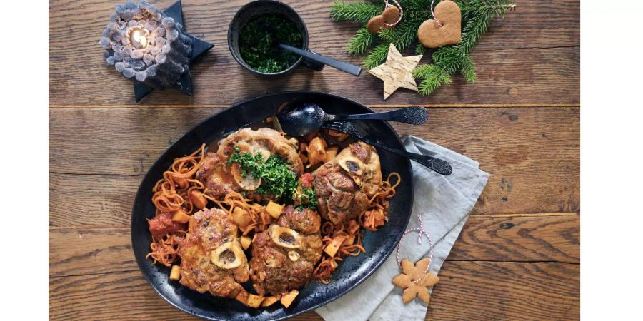 Ossobucco mit Wintergemüse