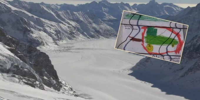 125'000 Postkarten - Weltrekord auf Aletschgletscher für Umweltschutz