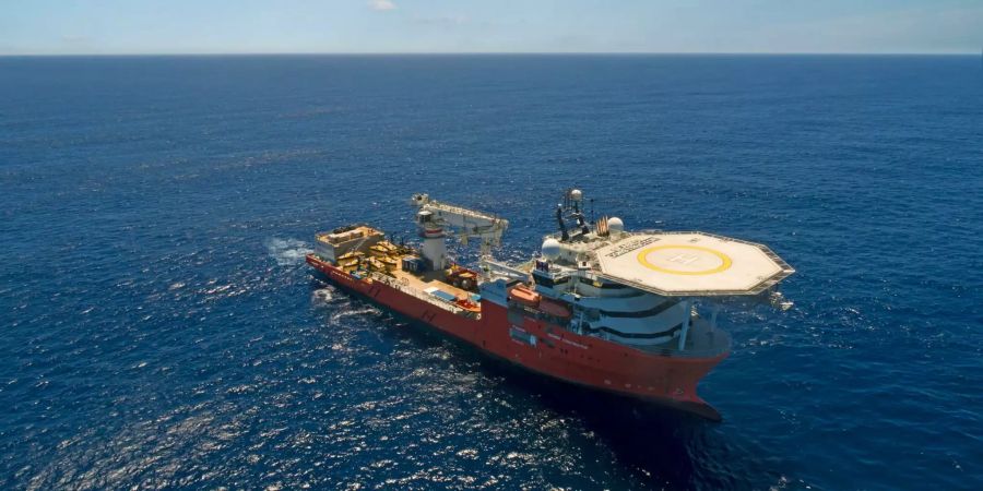 Das Schiff «Seabed Constructor» von der privaten Firma Ocean Infinity.