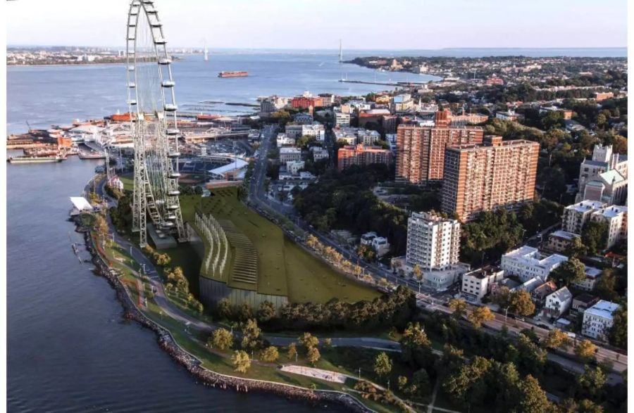 So hätte das grösste Riesenrad der Welt ausgesehen.