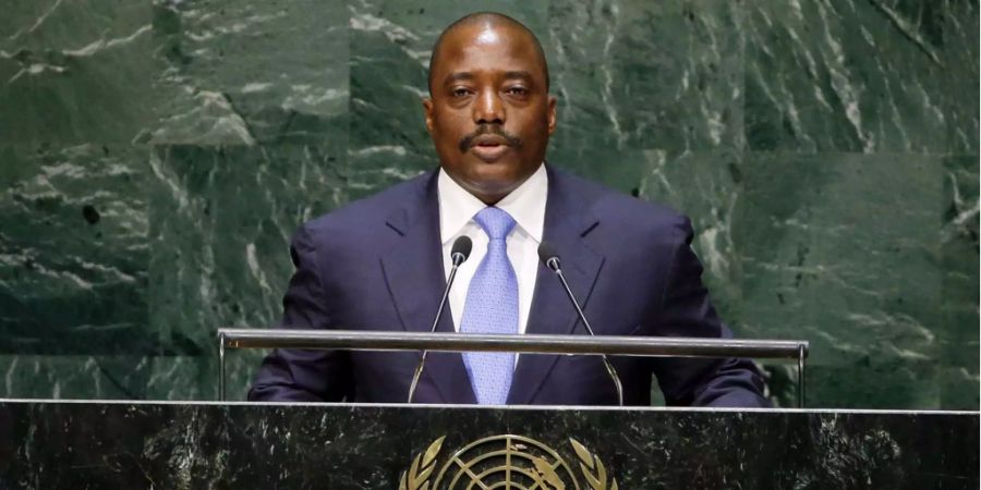 Kongos Präsident Joseph Kabila auf einen UNO-Gipfel.