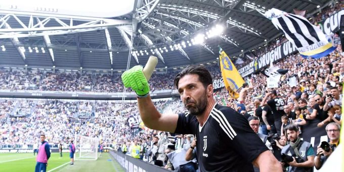Gigi Buffon vor seinem letzten Spiel bei Juventus. Juventus Buffon