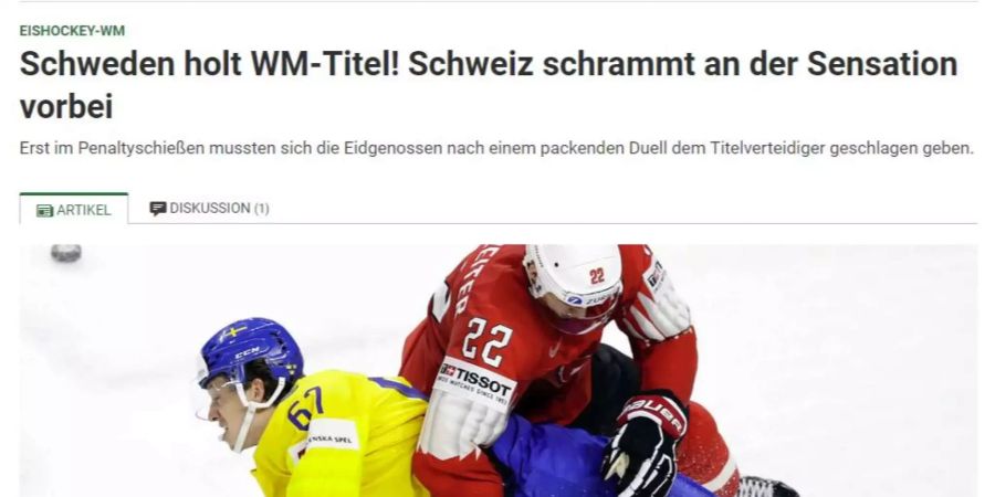 Laut der «Tiroler Tageszeitung» ist die Schweiz an der Sensation «vorbeigeschrammt».