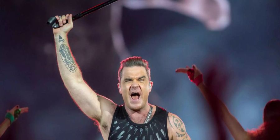 Robbie Williams musste flüchten.