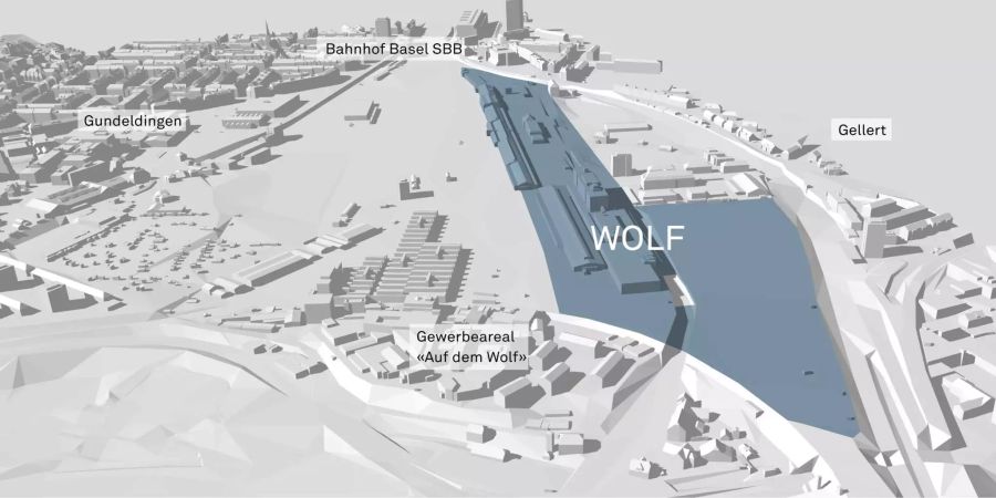 Der Perimeter Wolf wird gegenwärtig noch von der SBB genutzt.