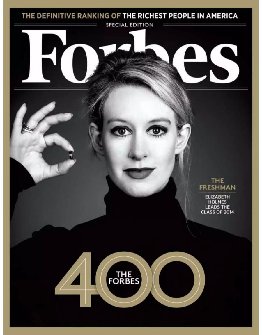 Hier war die Welt für Elizabeth Holmes noch in Ordnung.