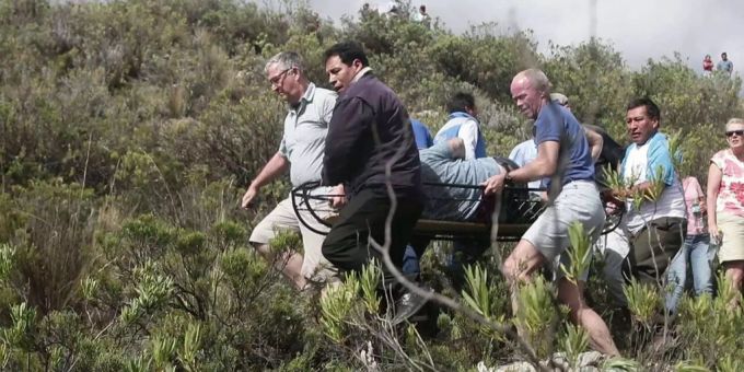 Die Reisegruppe war auf dem Weg ins Colca-Tal. Die Reisegruppe war auf dem Weg ins Colca-Tal.