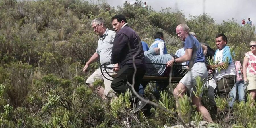 Die Reisegruppe war auf dem Weg ins Colca-Tal.